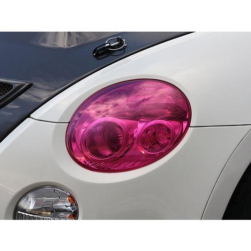 TAKE-OFF】 コペン L880K用 ヘッドライトカバー ◇ ピンク 左右セット