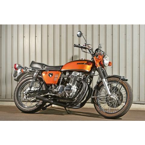 MRS ハンドメイドショート管 HONDA CB750Four K0-K6 ブラック