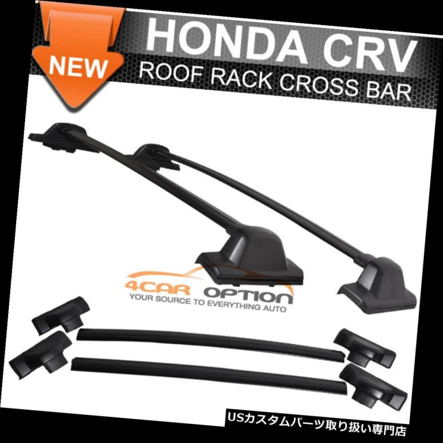 USキャリア 07-11ホンダCRV CR-V OEスタイルブラックトップルーフ
