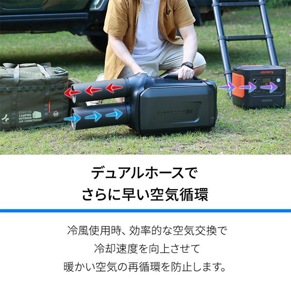 CYBERTAKE S2 Pro】冷温風機 携帯式 冷房 暖房 除湿 送風 車載 冷風 温