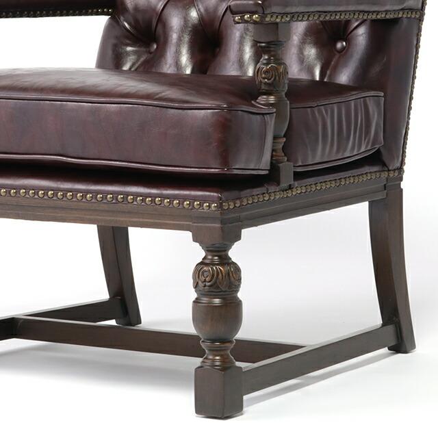 チェア アームチェア イス 椅子 いす アンティーク調 チェスター