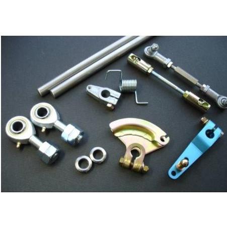 3穴ブルーリンクレバー 10Φ アルミ製 インマニリンケージ部品 SOLEX