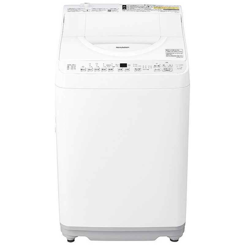 シャープ SHARP 縦型洗濯乾燥機 洗濯6.5kg 乾燥3.5kg ヒーター乾燥 穴