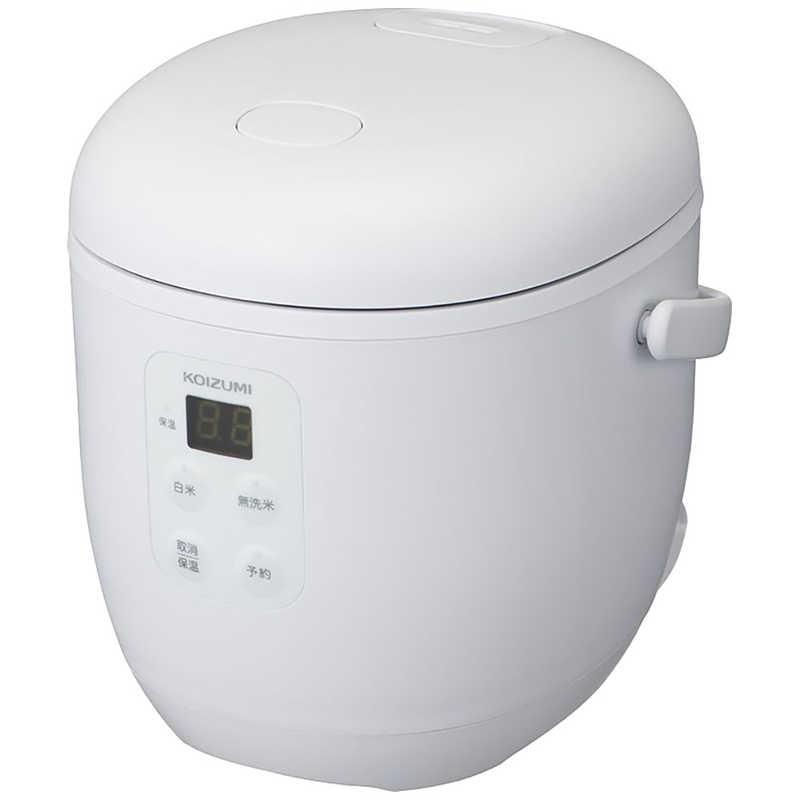 KOIZUMI（コイズミ） 炊飯器 1.5合 ライスクッカーミニ ホワイト KSC