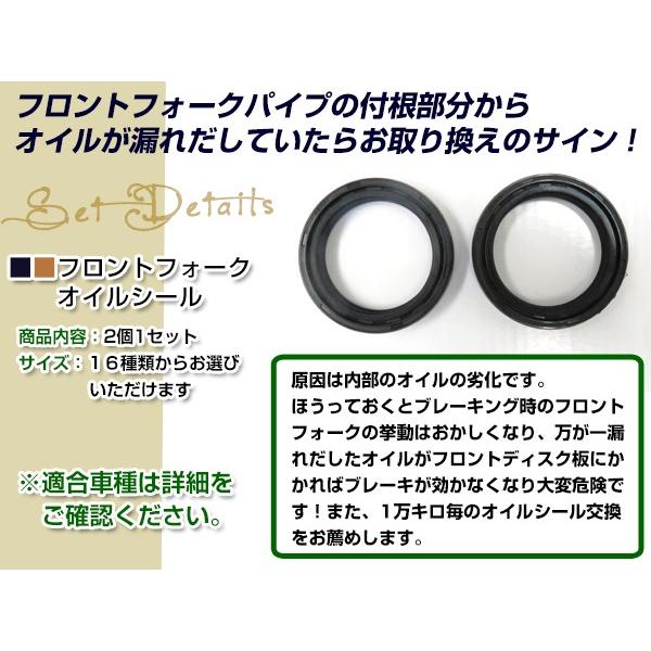 41φ 定番 フロントフォーク オイルシール 41×53【ZRX400 E4-E10 E6F