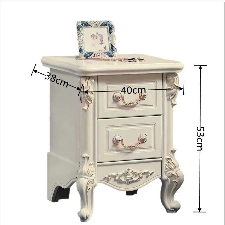 アンティーク風 北欧風ドレッサー 鏡台 お姫系 コスメ台 化粧台 ロココ