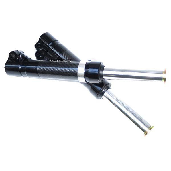 復刻！高品質 フロントフォーク黒 カーボン リモコンジョグZ2 5SW4