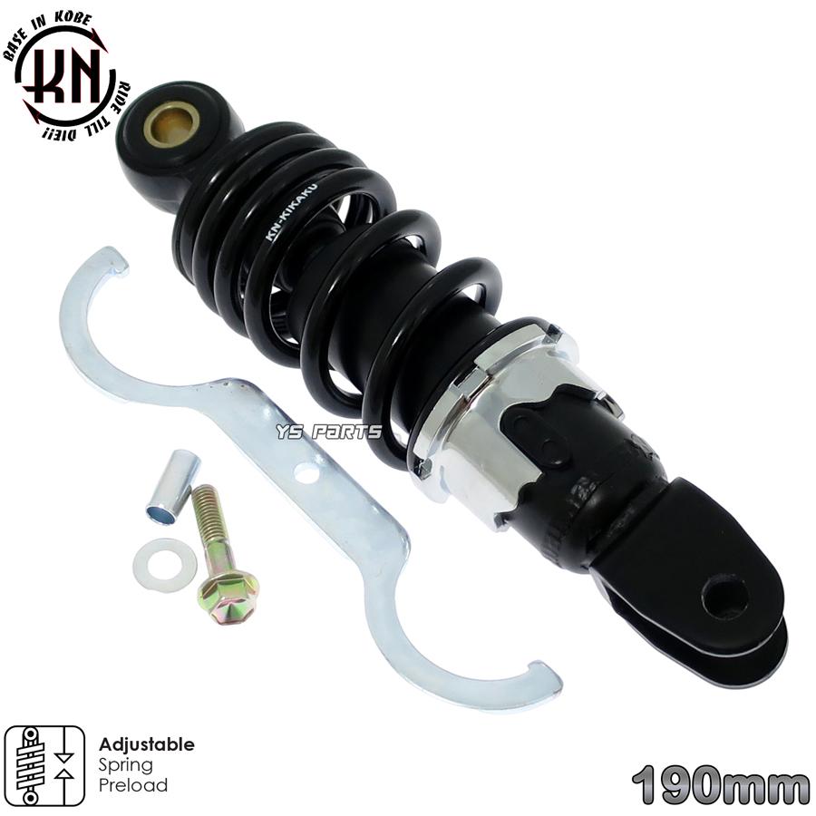 エンジンスワップにも KNローダウンリヤサス リアショック黒190mm