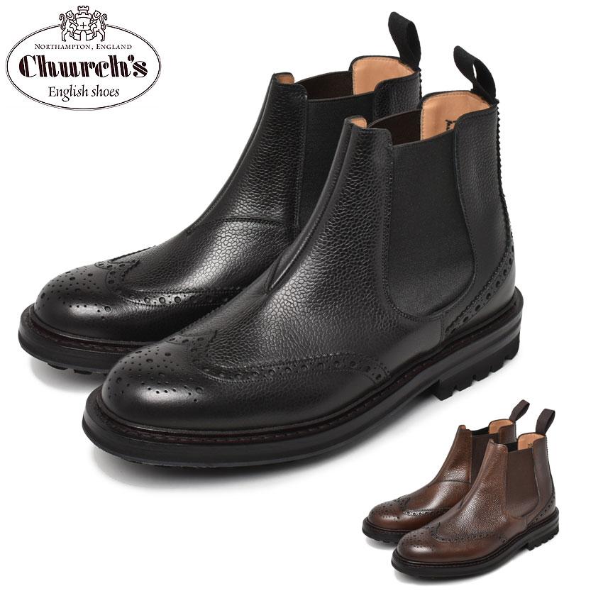 Church's（チャーチ） ブーツ メンズ CHURCH'S ETC206 9FQ 黒 茶 靴