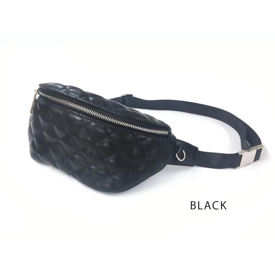 adia ウエストバッグ レディース メンズ おしゃれ キルティング ボディ