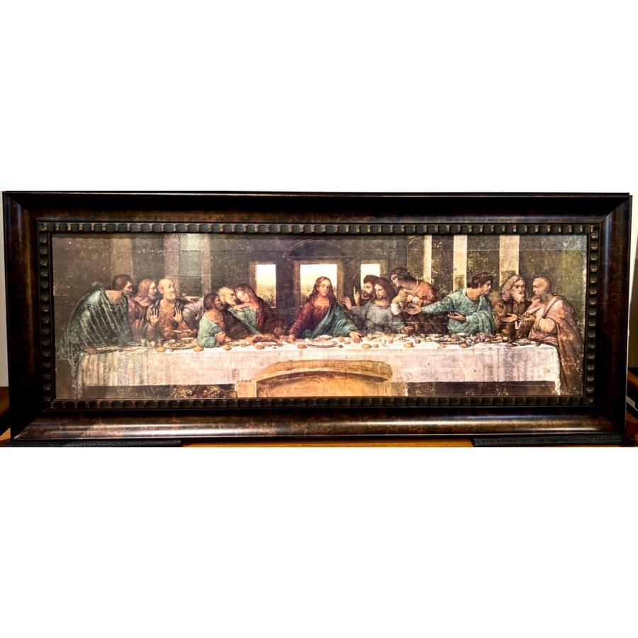 絵画 額入り レオナルドダヴィンチ 【最後の晩餐】 インテリア