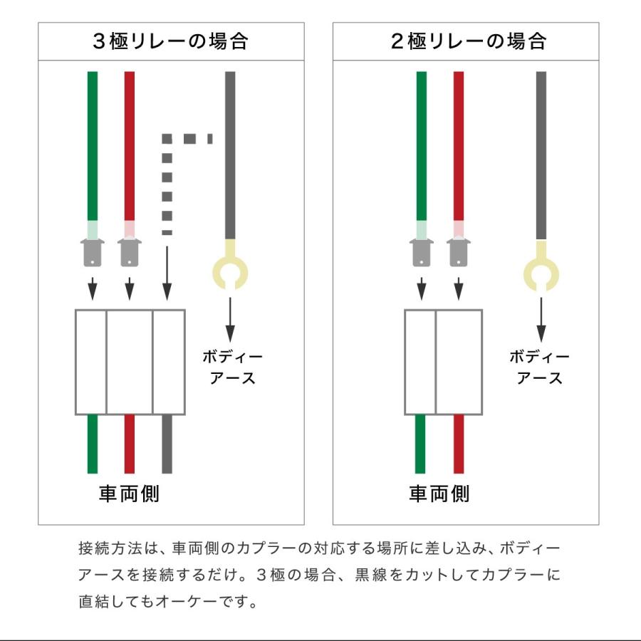 ウインカーリレー 2ピン 3ピン バイク 汎用 IC ウィンカーリレー