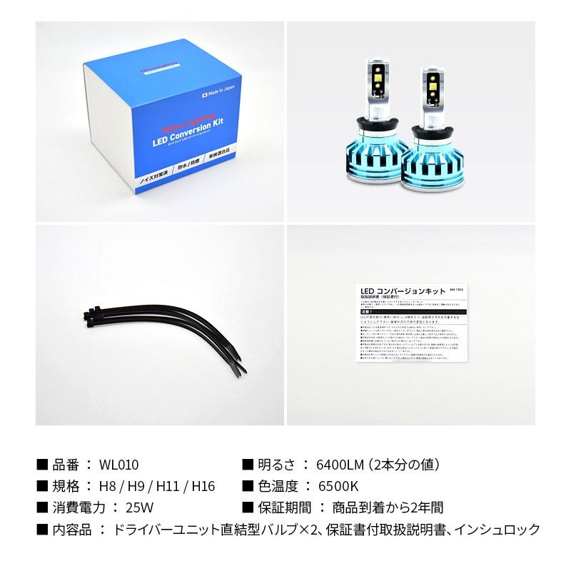 2年保証】日本ライティング LEDヘッドライト＆フォグランプ ハイ