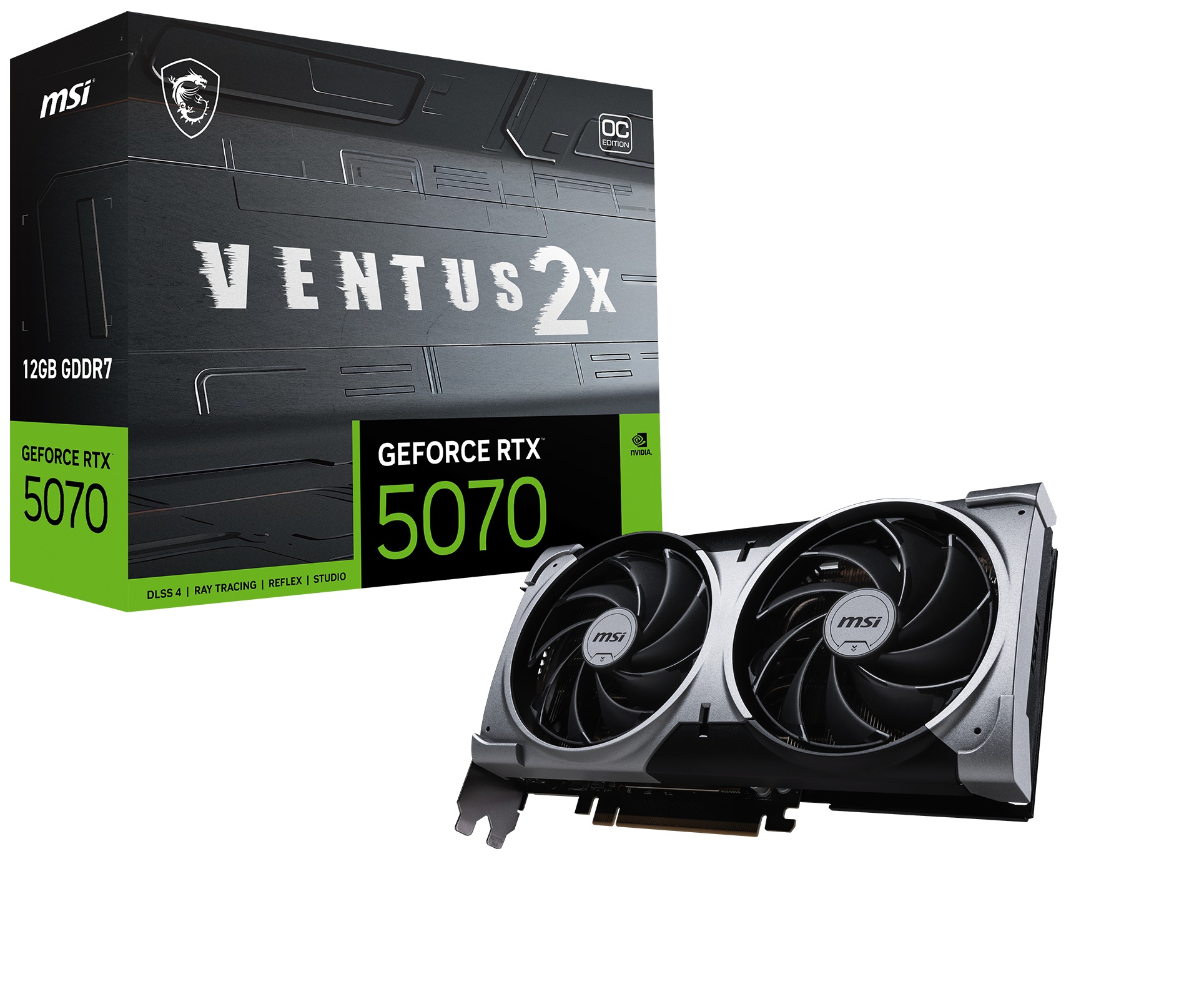 MSI GeForce RTX 3050 VENTUS 2X E 6G OC グラフィックボード、ビデオ