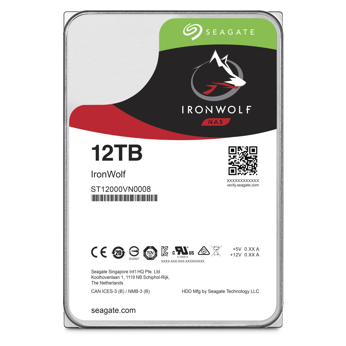 Seagate ST8000VN002 ［IRONWOLF 8TB］ IRONWOLF 内蔵型ハードディスク