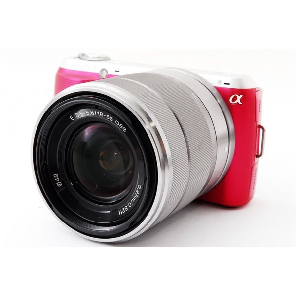 ソニー アルファ NEX-C3 ズームレンズキット NEX-C3K（P）（ピンク