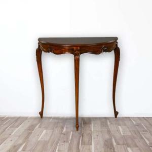 コンソール マホガニー 猫足 アンティーク調 天然木 木製 コンソール