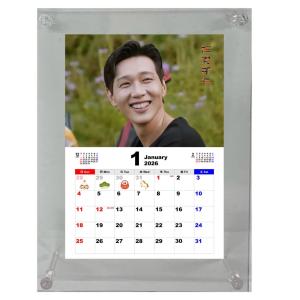 チャウヌ ASTRO アストロ 2026 壁掛け カレンダー 二つ折りタイプ 韓流