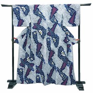 京やI495 本絞り 高級絞りの浴衣 有松絞り 有松鳴海絞 愛知県絞工業