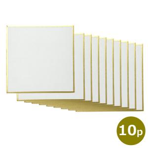 ミニミニ色紙 10枚セット 76mm×76mm 豆色紙 手のひらサイズ 書道