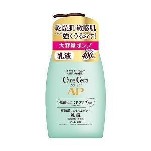 ロート製薬 ケアセラ APフェイス&ボディ乳液 400mL (大容量ポンプ) 2個