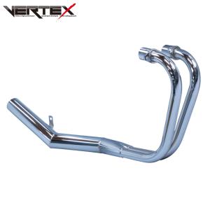 プリティー KAWASAKI Z250FT (極) メガホン マフラー メッキ