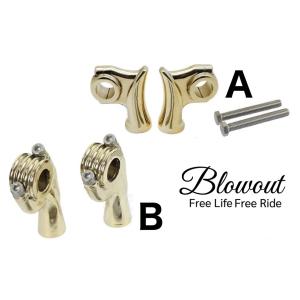 アルミ削り出し LED ウィンカー 4個 ビンテージ ハーレー ショベル