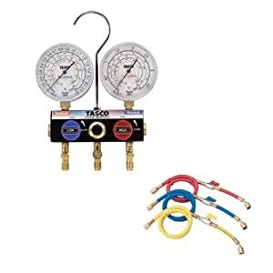 イチネンTASCO R448A・R449A・R404Aハイブリッドゲージマニホールド