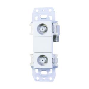 日本アンテナ 直列ユニット テレビ端子 2端子型 上リカットスイッチ付