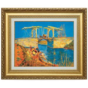 ルノワール テラスにて 4号 サイズ 立体複製名画 絵画 額付き