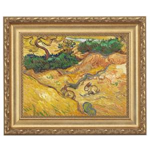 ルノワール 眠る裸婦 4号 立体複製名画 レプリカ 額付き 美術品 絵画