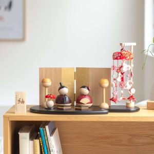 ササキ工芸 木製ひな人形DXセット 桐箱入り 天然木 TOY-HINA-DX(雛人形
