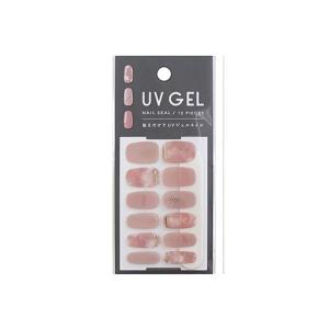 ジェルネイルシール UV GEL 2106ーHaB 12片入 爪やすり付 ［色柄指定