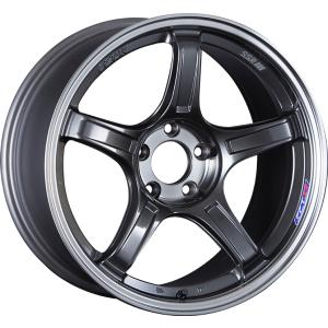 SSR SSR GTX03 18インチ 9.5J +38 5-100 マシンドグラファイトガンメタ