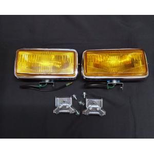 KOITO製 角フォグランプ ウロコバイザー付き 2個組 : 常陸美装