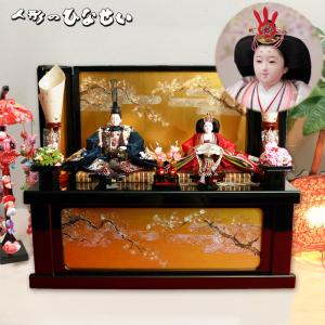 ひなせい 雛人形 ケース飾り 「 ガラスケース 慶春2」 おしゃれ お雛様