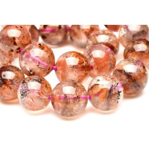 庭園水晶 レッドグリーンガーデンクォーツ 14.5mm ブレスレット 1個