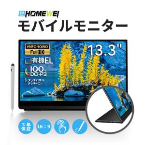 EHOMEWEI モバイルモニター EHOMEWEI XP-142PW デュアルモニター 2.5K
