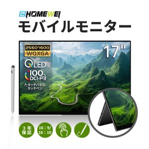 EHOMEWEI モバイルモニター EHOMEWEI RQHG-180PW ゲーミングモニター