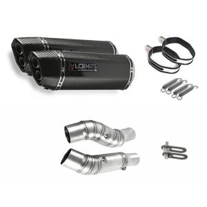 カワサキ Z1000 2010-2019 LCIPARTS ショートカーボンスリップオン