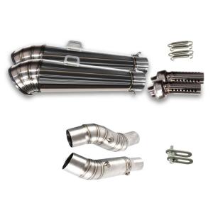 カワサキ Z1000 2010-2019 LCIPARTS ショートカーボンスリップオン