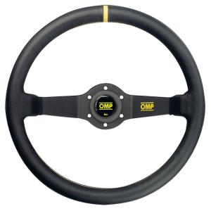 OMP ステアリング OD1980-071 WRC ブラック レザー イエローステッチ