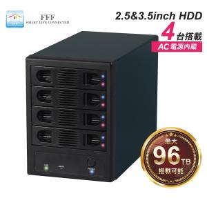 ロジテック LGB-4BNHEU3 HDDケース 3.5インチ4台 USB 3.0＋eSATA接続