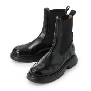 GANNI（ガニー） ロングブーツ High Chelsea Boot Black Stitch S1922