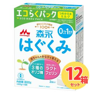 E赤ちゃん 【6箱セット】森永 エコらくパック つめかえ用【※別途送料