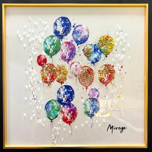 アートフレーム Lumiere/ルミエール キラキラアート 額絵 ゴールド