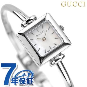 GUCCI（グッチ） バングル 時計 1900 レディース ホワイトシェル
