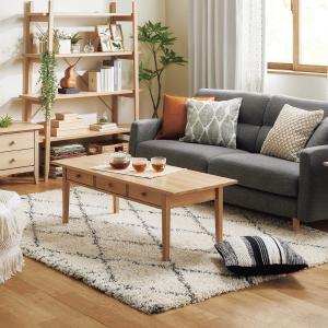 ニトリ（NITORI） アクセントラグ(リラシャグ 133X190) 柄物