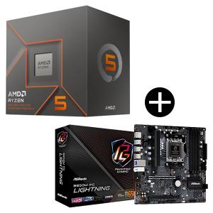 AMD Ryzen 5 8600G BOX With Wraith Stealth Cooler CPU + ASRock