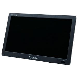 QRIOM 14型 DVDプレーヤー内蔵ポータブルテレビ KORS-PTD14C-B